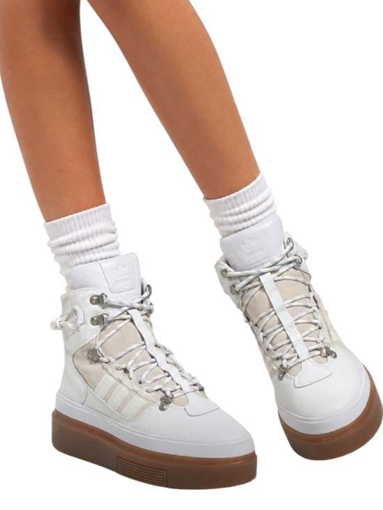 IVY PARK Shoes - ADIDAS + Ivy Park Super Sleek Boots leather high-top platform Sneakers Sz 6.5